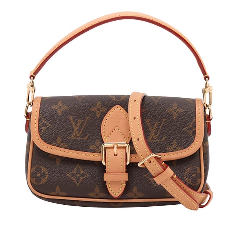 Louis Vuitton Monogram Nano Diane Brown Very good condition - Front View