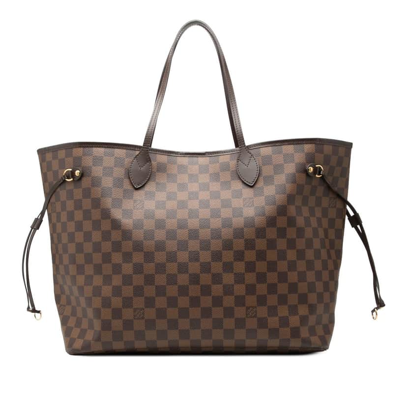 Louis Vuitton Damier Ebene Neverfull GM Brown Very good condition - Front View