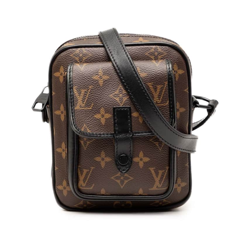 Louis Vuitton Monogram Macassar Christopher Wearable Brown Very good condition - Front View