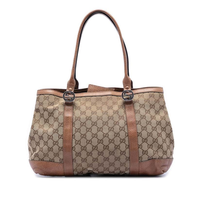 Gucci GG Canvas Miss GG Tote Beige Very good condition - Front View