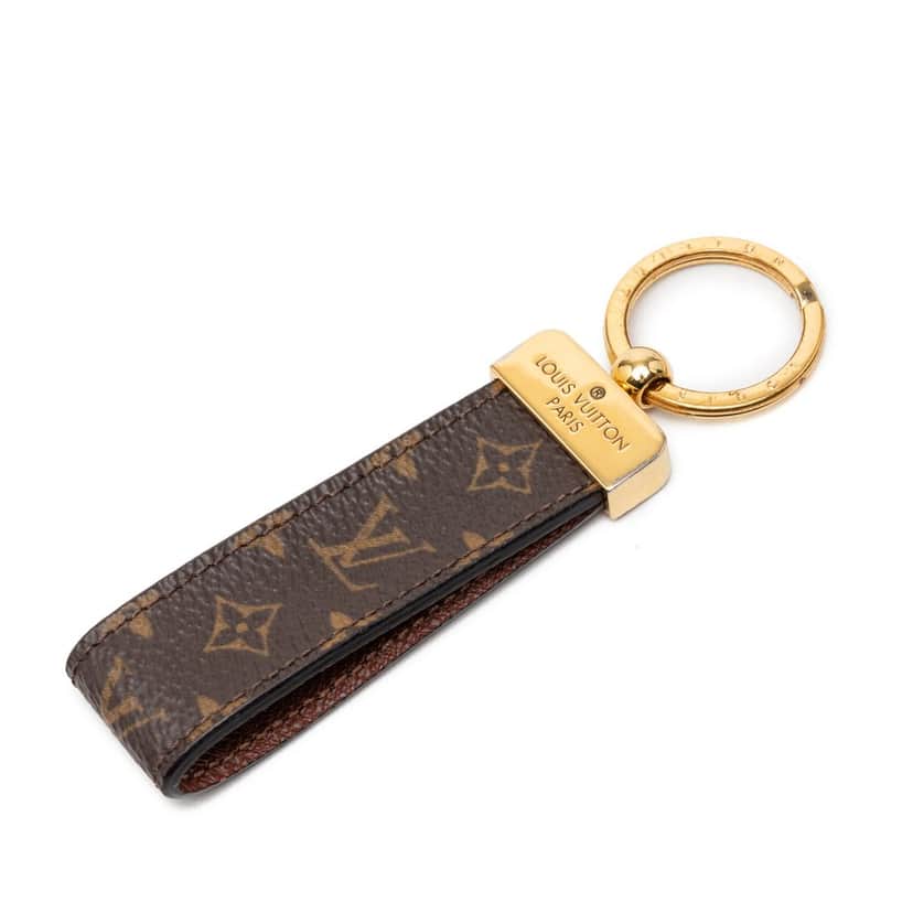Louis Vuitton Monogram Dragonne Key Holder Brown Very good condition - Front View