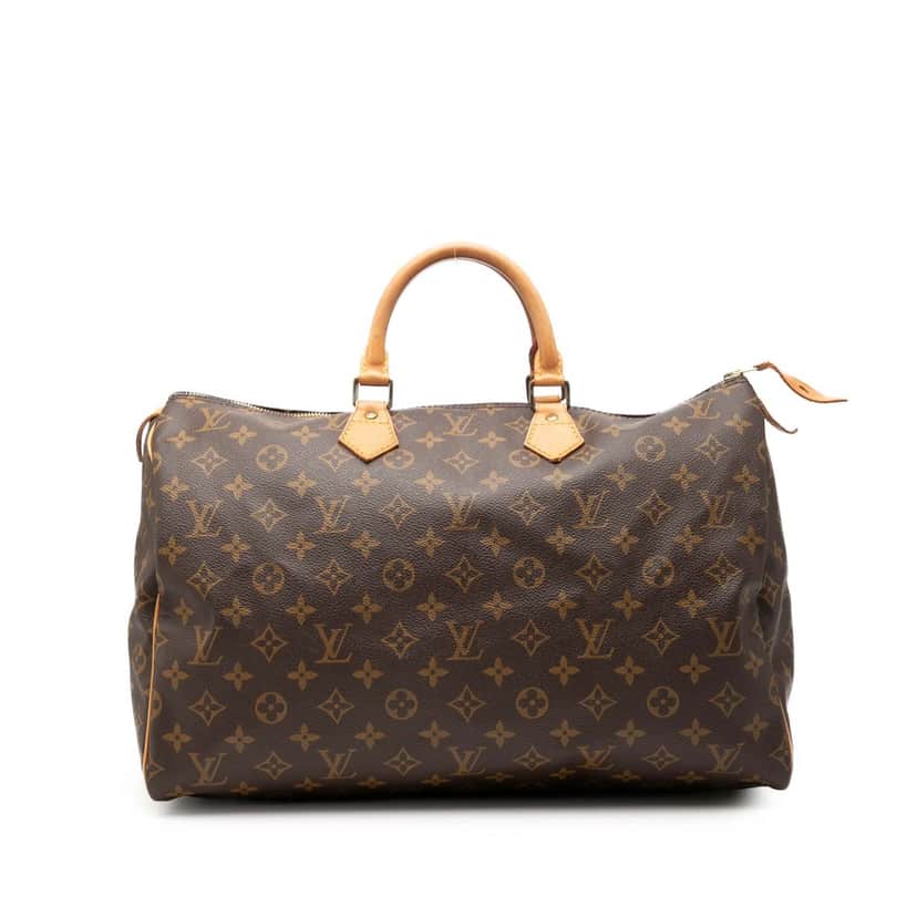 Louis Vuitton Monogram Speedy 40 Brown Very good condition - Front View