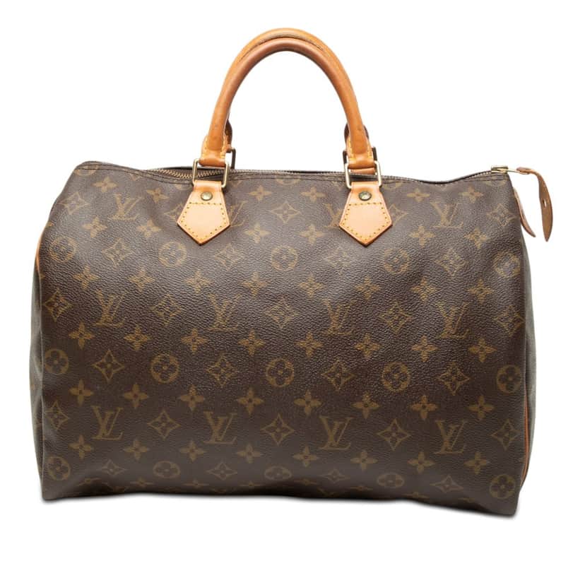 Louis Vuitton Monogram Speedy 35 Brown Very good condition - Front View