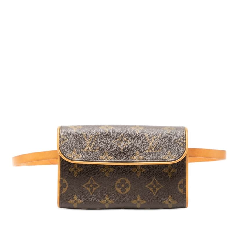 Louis Vuitton Monogram Pochette Florentine Brown Very good condition - Front View