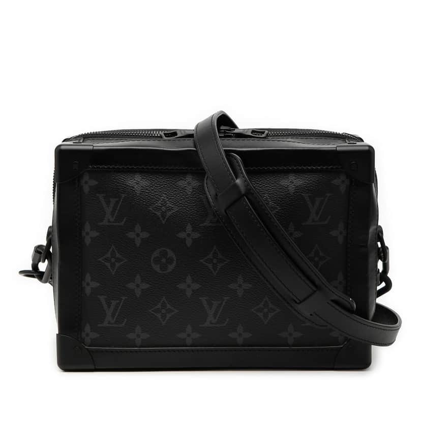 Louis Vuitton Monogram Eclipse Soft Trunk Black Very good condition - Front View