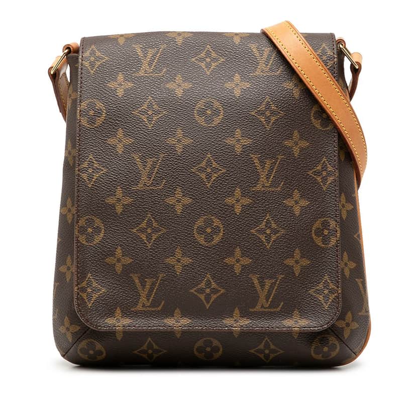 Louis Vuitton Monogram Musette Salsa PM Short Strap Brown Very good condition - Front View