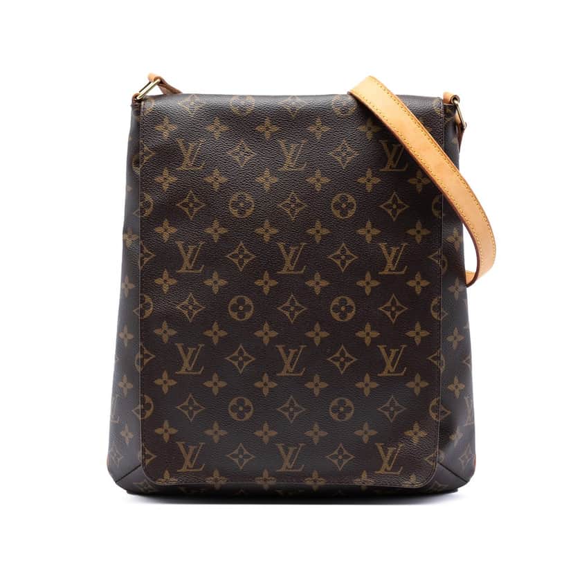 Louis Vuitton Monogram Musette Salsa Long Strap Brown Very good condition - Front View
