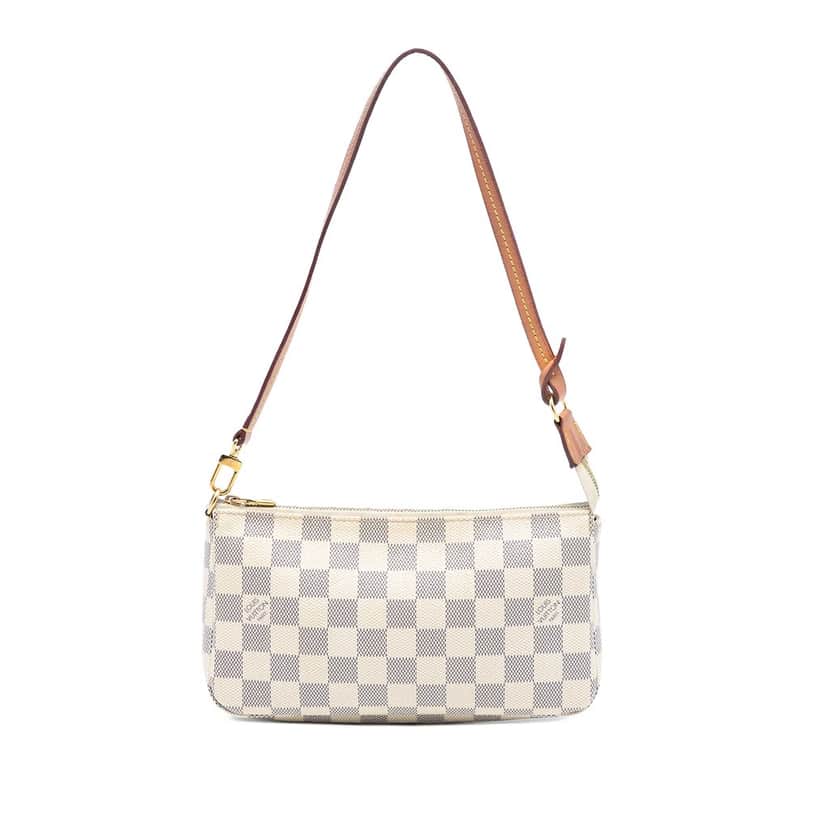Louis Vuitton Damier Azur Pochette Accessoires White Very good condition - Front View