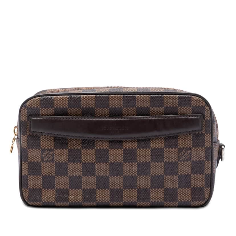 Louis Vuitton Damier Ebene Pochette Saint Paul Brown Very good condition - Front View