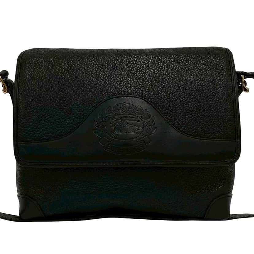 Burberry Leather Crossbody Black Leather Very good condition - Front View