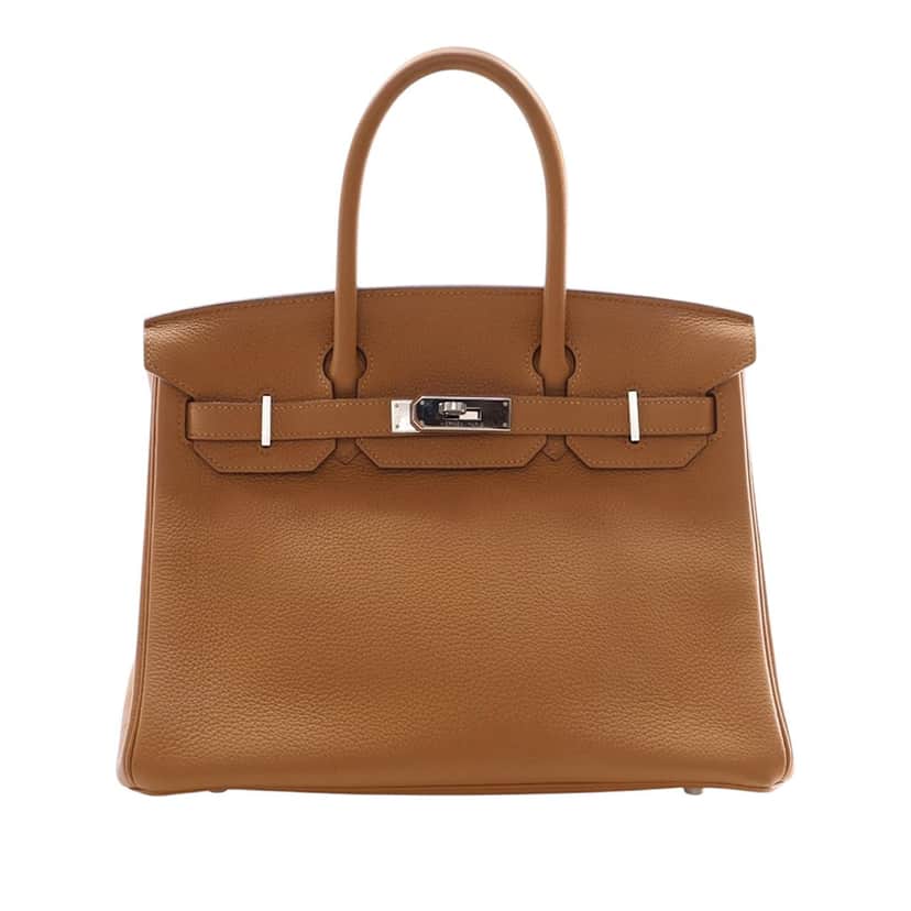 Hermès Togo Birkin Retourne 30 Brown Leather Very good condition - Front View