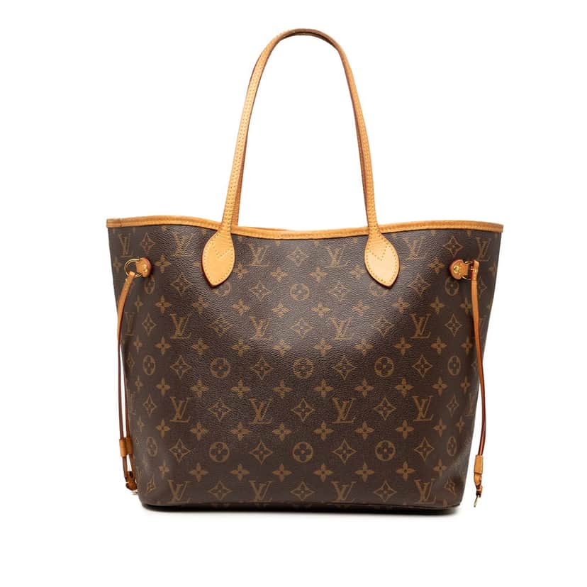 Louis Vuitton Monogram Neverfull MM Brown Very good condition - Front View