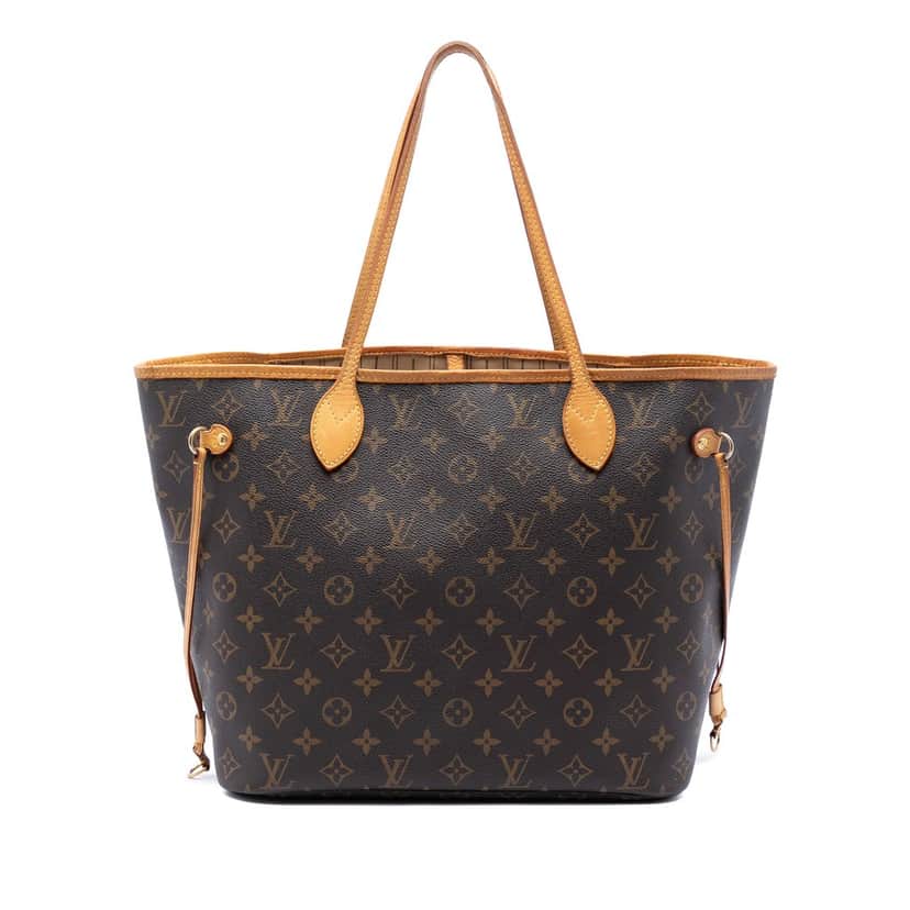 Louis Vuitton Monogram Neverfull MM Brown Very good condition - Front View