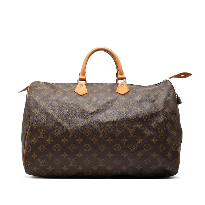 Louis Vuitton Monogram Speedy 40 Brown Very good condition - Front View
