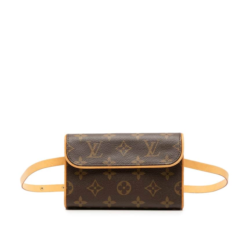 Louis Vuitton Monogram Pochette Florentine Brown Very good condition - Front View