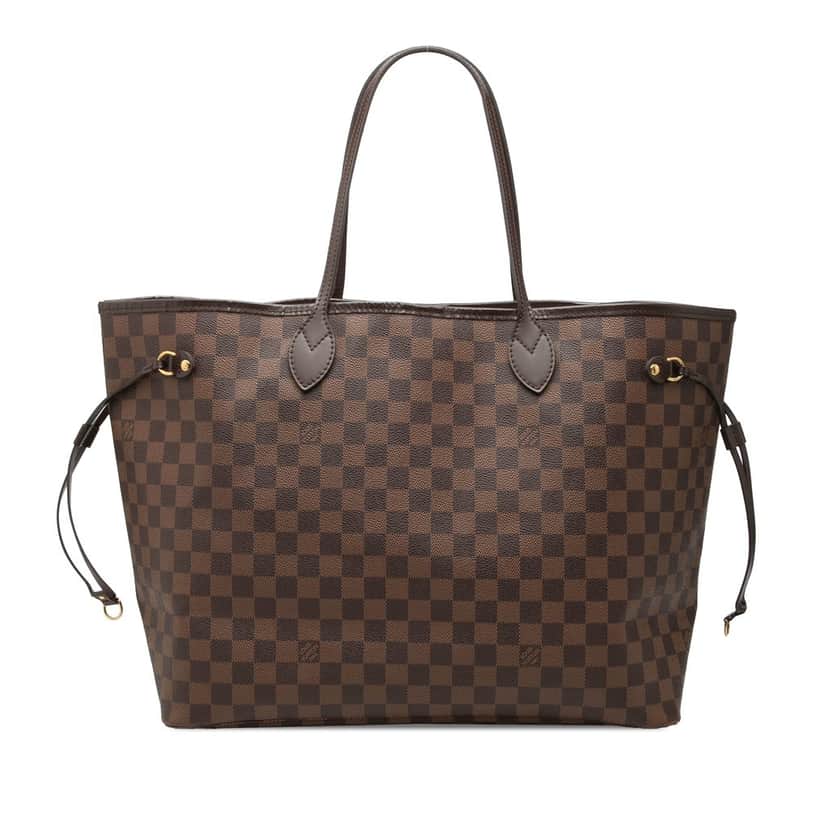 Louis Vuitton Damier Ebene Neverfull GM Brown Very good condition - Front View