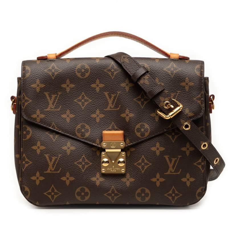 Louis Vuitton Monogram Pochette Metis Brown Very good condition - Front View