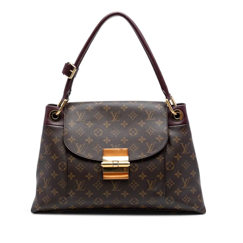 Louis Vuitton Monogram Olympe MM Brown Very good condition - Front View