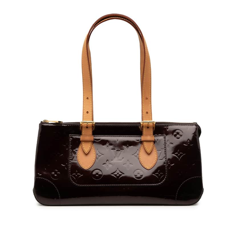 Louis Vuitton Monogram Vernis Rosewood Avenue Purple Leather Good condition - Front View