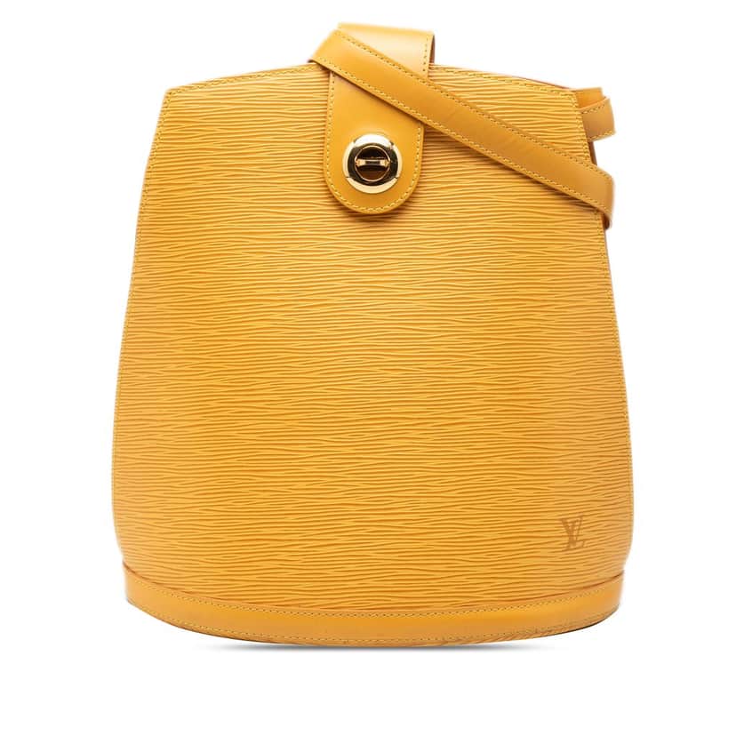 Louis Vuitton Epi Cluny Yellow Leather Very good condition - Front View