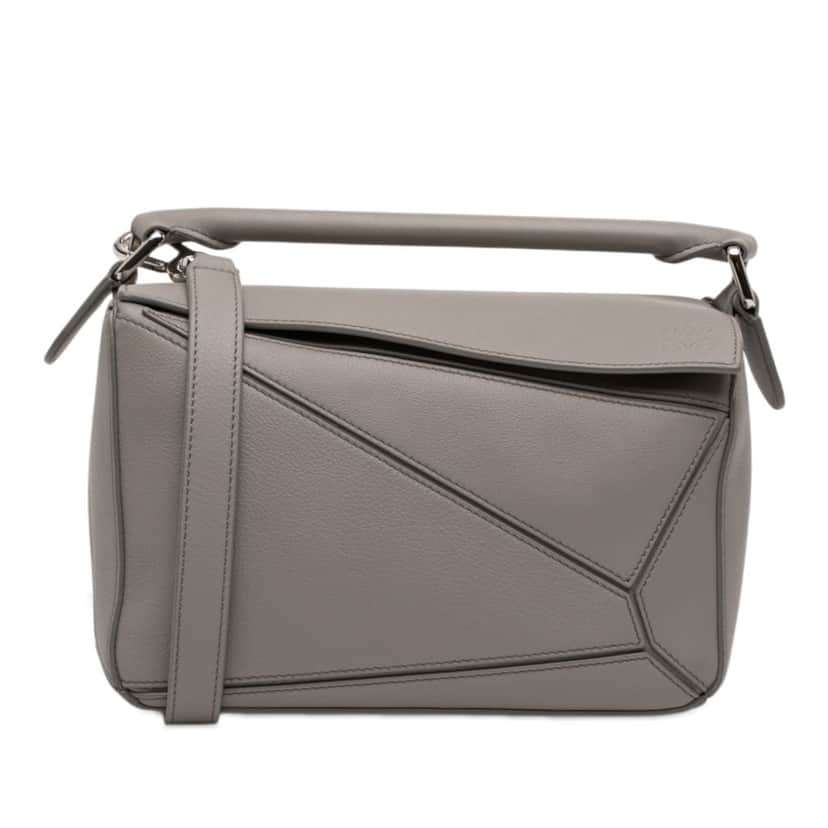 LOEWE Small Calfskin Puzzle Satchel Other Leather Very good condition - Front View
