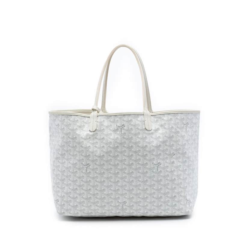Goyard Goyardine Saint Louis PM White Very good condition - Front View