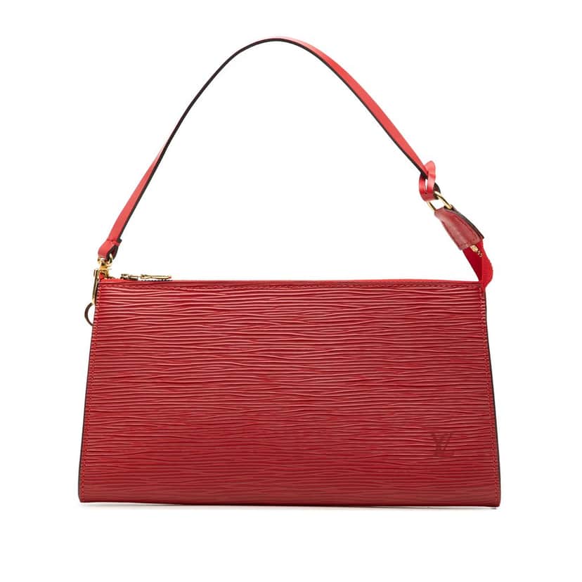 Louis Vuitton Epi Pochette Accessoires Red Leather Very good condition - Front View