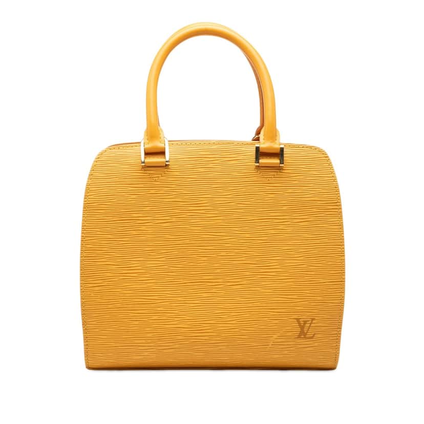 Louis Vuitton Epi Pont Neuf Yellow Leather Very good condition - Front View