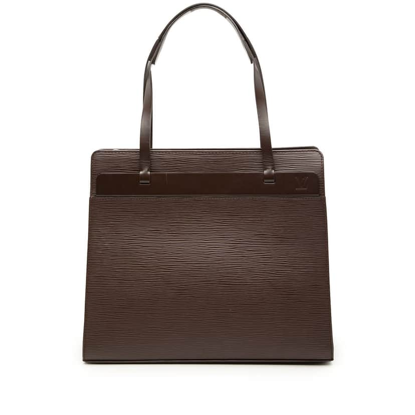 Louis Vuitton Epi Croisette PM Brown Leather Good condition - Front View
