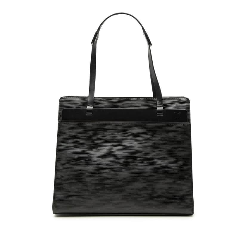 Louis Vuitton Epi Croisette PM Black Leather Very good condition - Front View