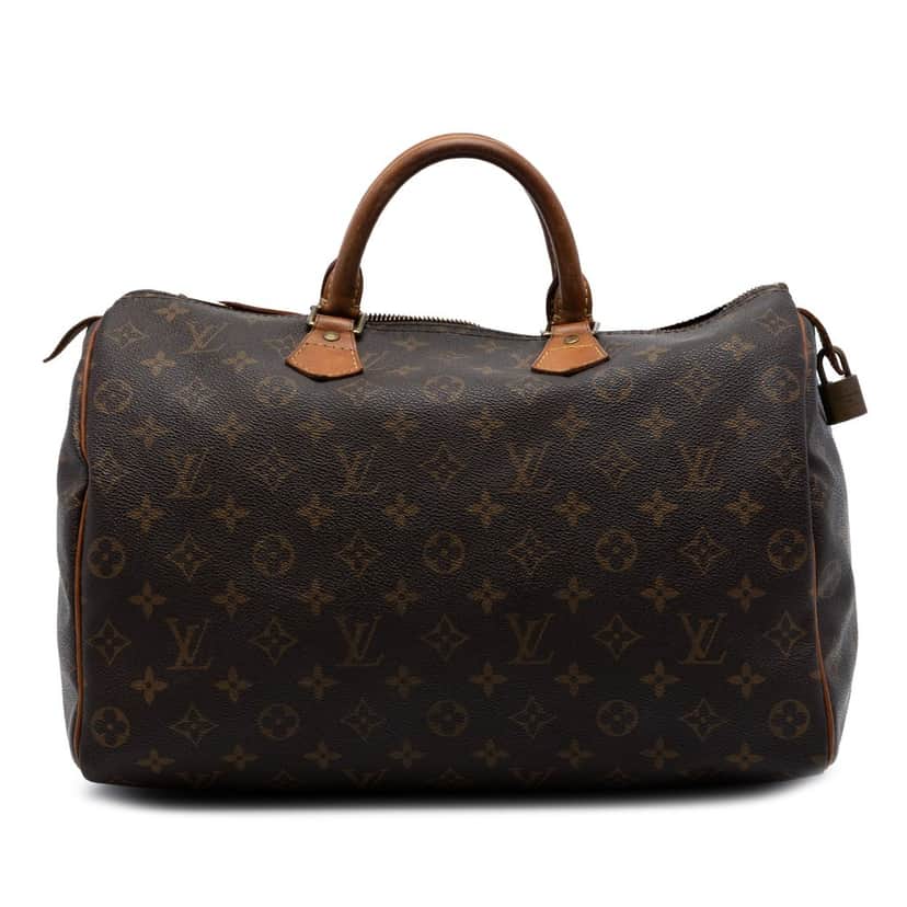 Louis Vuitton Monogram Speedy 35 Brown Very good condition - Front View