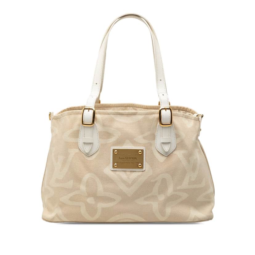 Louis Vuitton Monogram Tahitienne Cabas PM Beige Very good condition - Front View