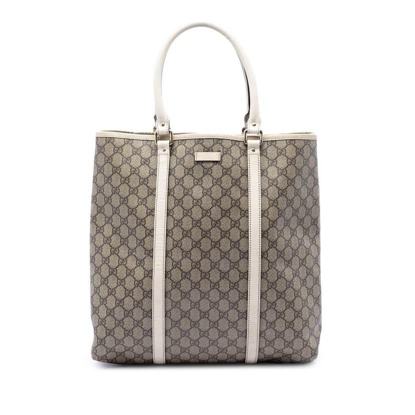 Gucci GG Supreme Joy Vertical Tote Beige Very good condition - Front View