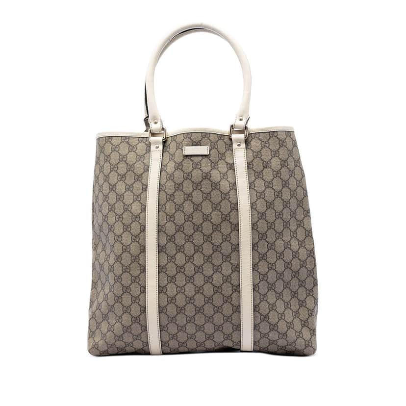 Gucci GG Supreme Joy Vertical Tote Beige Very good condition - Front View