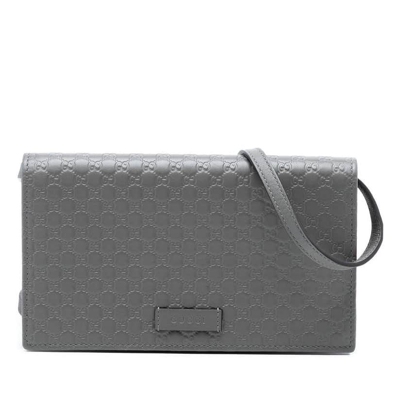 Gucci Microguccissima Wallet on Strap Other Leather Very good condition - Front View