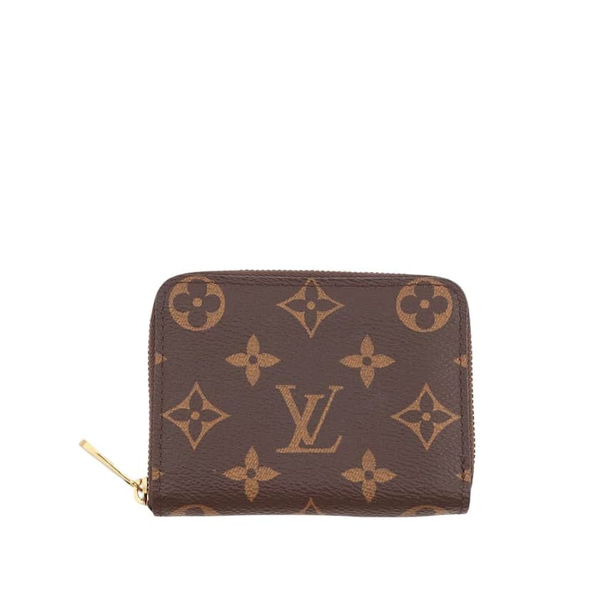 Louis Vuitton Monogram Zippy Coin Pouch Brown Very good condition - Front View