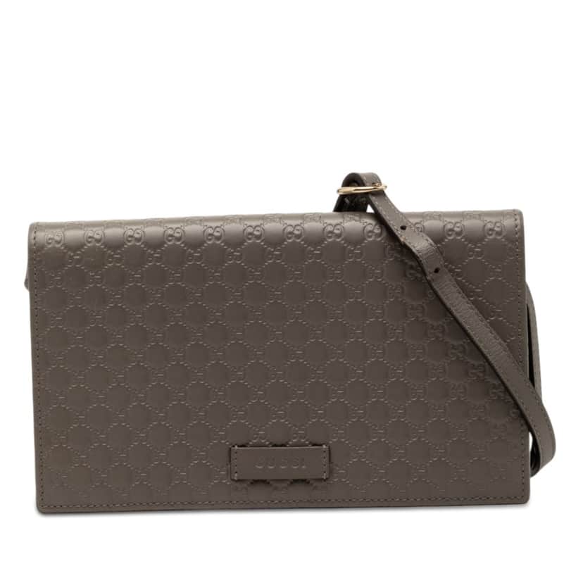 Gucci Microguccissima Wallet on Strap Other Leather Very good condition - Front View