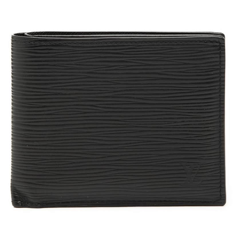 Louis Vuitton Epi Multiple Wallet Black Leather Very good condition - Front View