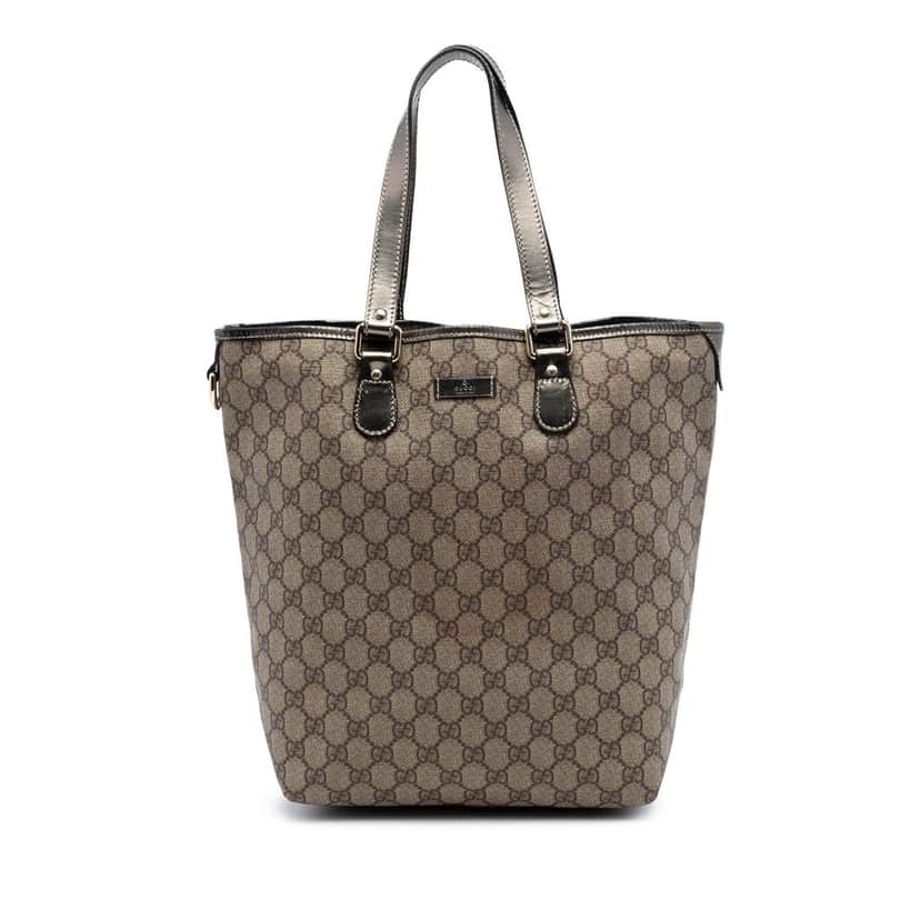 Gucci GG Supreme Joy Tote Beige Very good condition - Front View