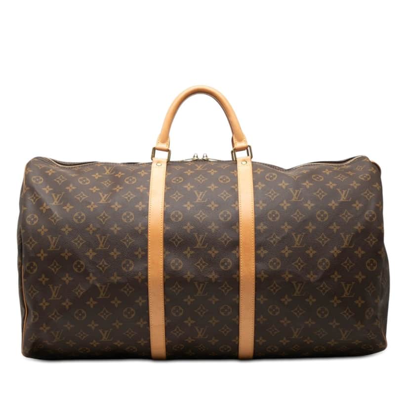 Louis Vuitton Monogram Keepall 60 Brown Very good condition - Front View
