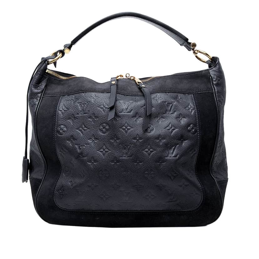 Louis Vuitton Monogram Empreinte Audacieuse MM Blue Leather Very good condition - Front View