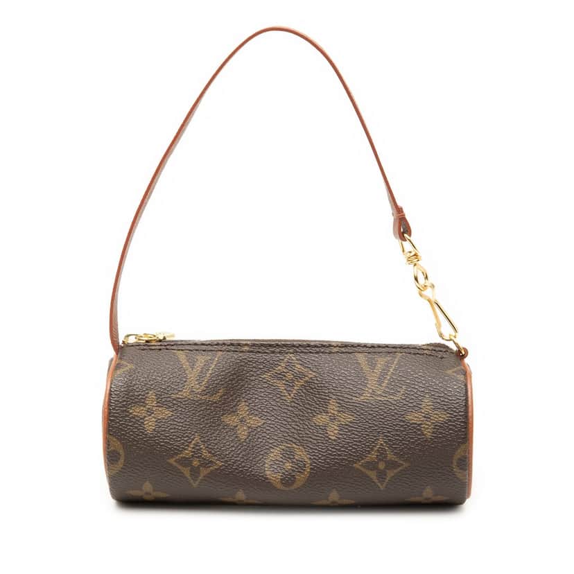 Louis Vuitton Monogram Papillon Pochette Brown Very good condition - Front View