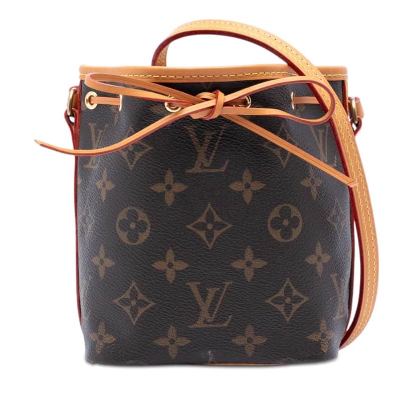 Louis Vuitton Monogram Nano Noe Brown Very good condition - Front View