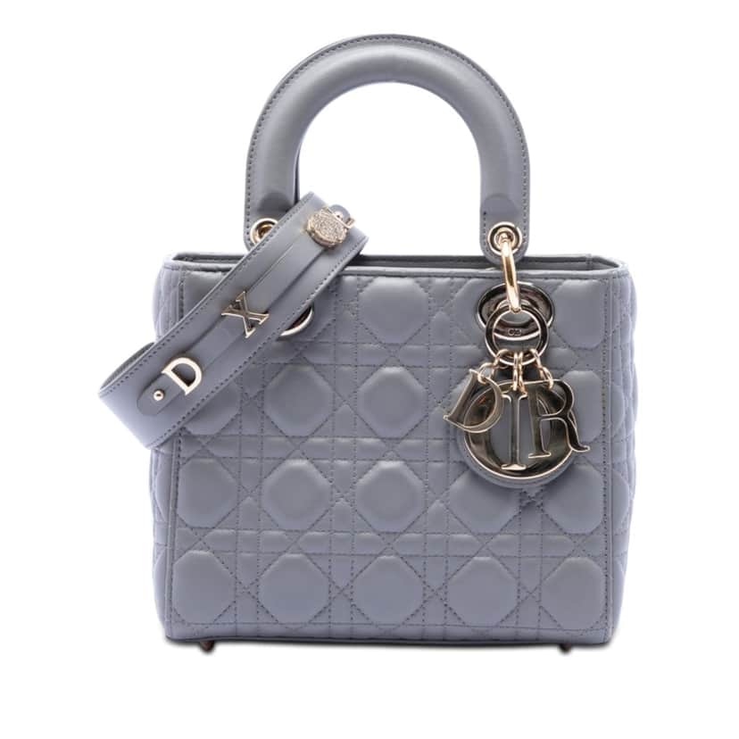 Dior Small Lambskin Cannage My ABCDior Lady Dior Other Leather Very good condition - Front View