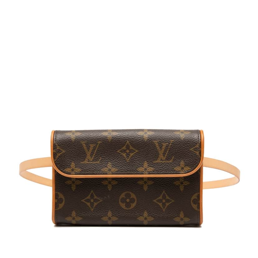 Louis Vuitton Monogram Pochette Florentine Brown Very good condition - Front View
