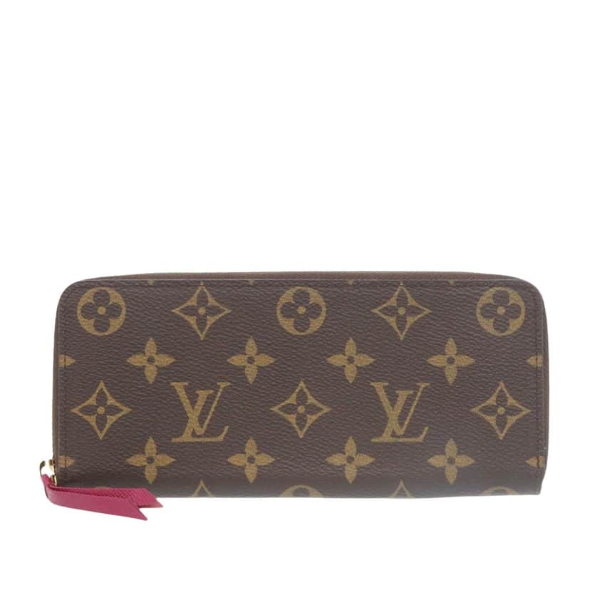 Louis Vuitton Monogram Clemence Long Wallet Brown Very good condition - Front View