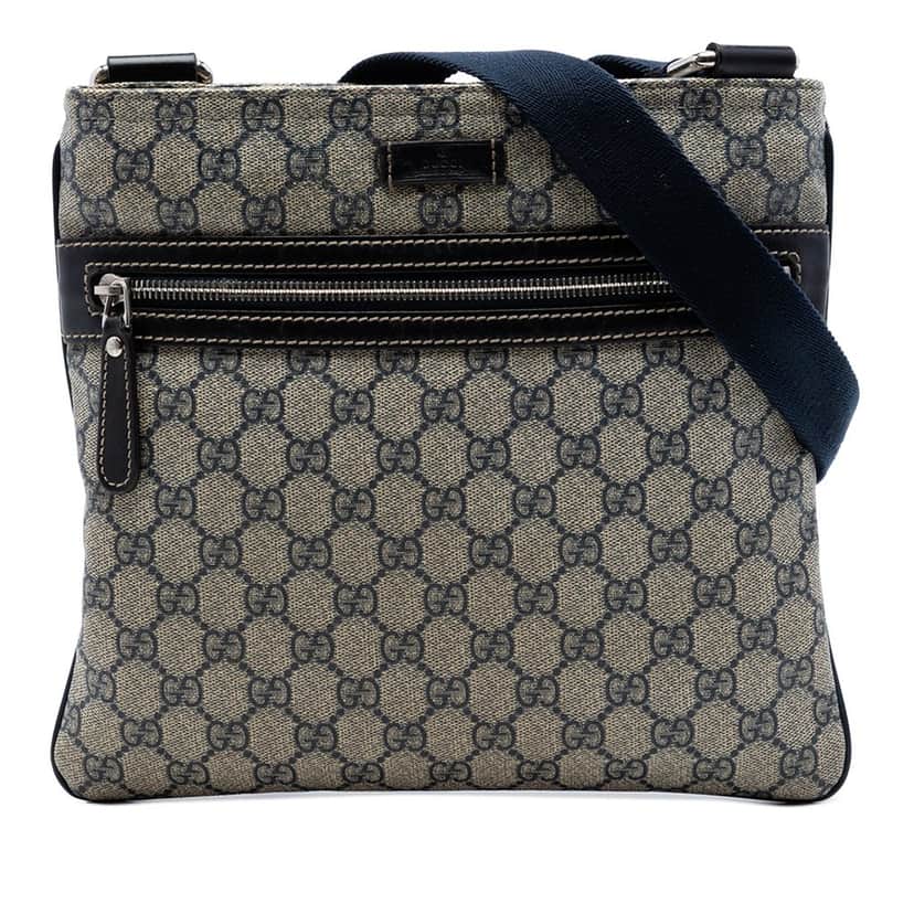 Gucci GG Supreme Crossbody Beige Very good condition - Front View
