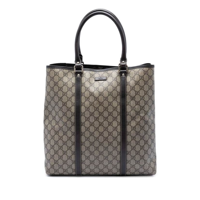 Gucci GG Supreme Joy Vertical Tote Beige Very good condition - Front View