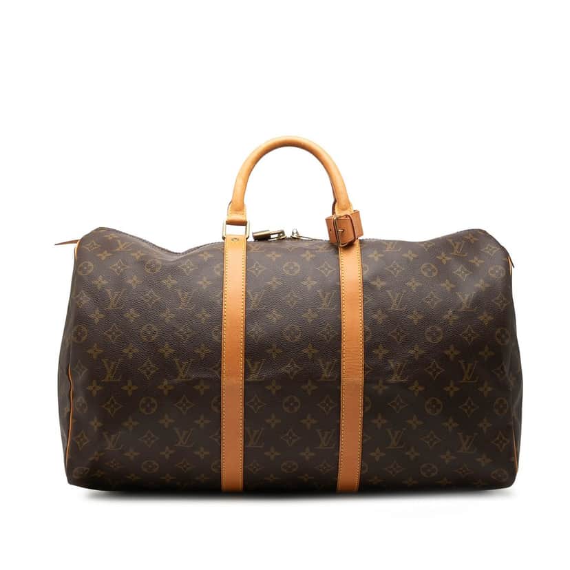 Louis Vuitton Monogram Keepall 50 Brown Very good condition - Front View