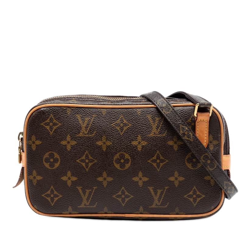 Louis Vuitton Monogram Pochette Marly Bandouliere Brown Very good condition - Front View